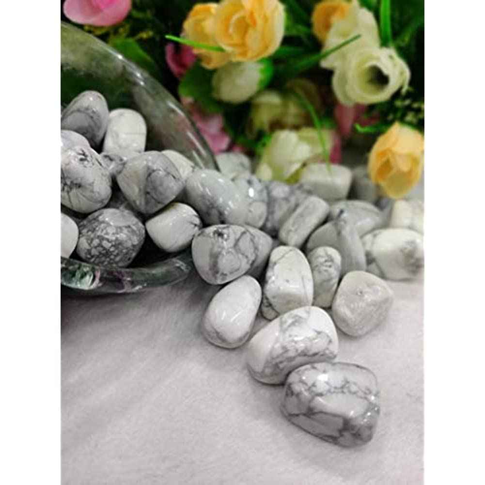 Divine Power Crystal Tumble Original GemStone For Manifestation, Healing and Meditation Howlite